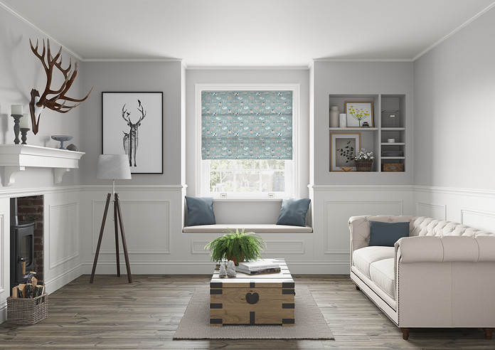 Baa Baa, Duckegg - Twist&Fit Roman Blind - Image 5